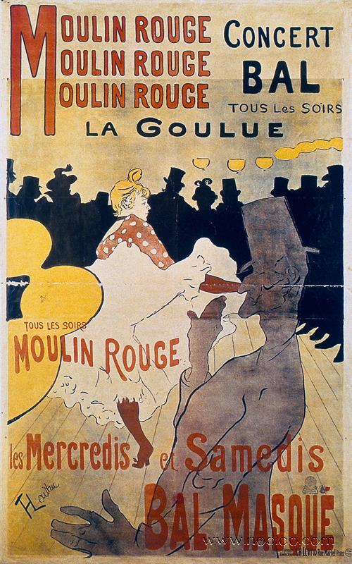 Toulouse Lautrec [1891] Moulin Rouge 3
